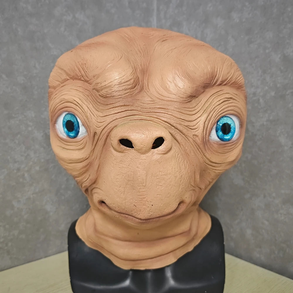 Masque en Latex E.T. aux Yeux Bleus