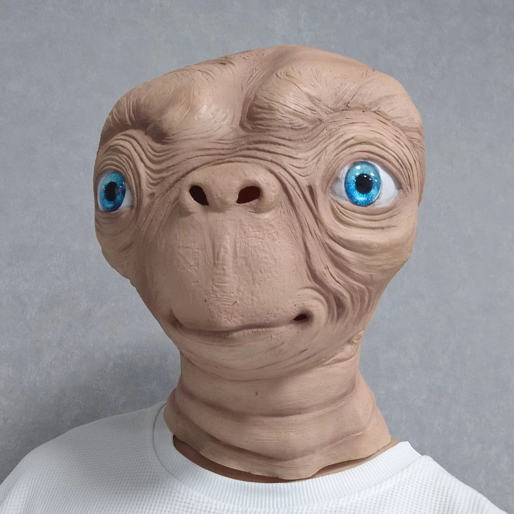 Masque en Latex E.T. aux Yeux Bleus