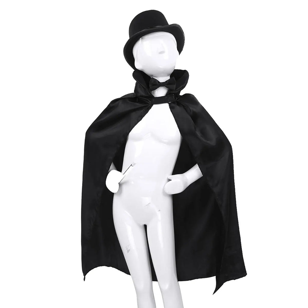Déguisement de Magicien avec Cape, Chapeau et Baguette