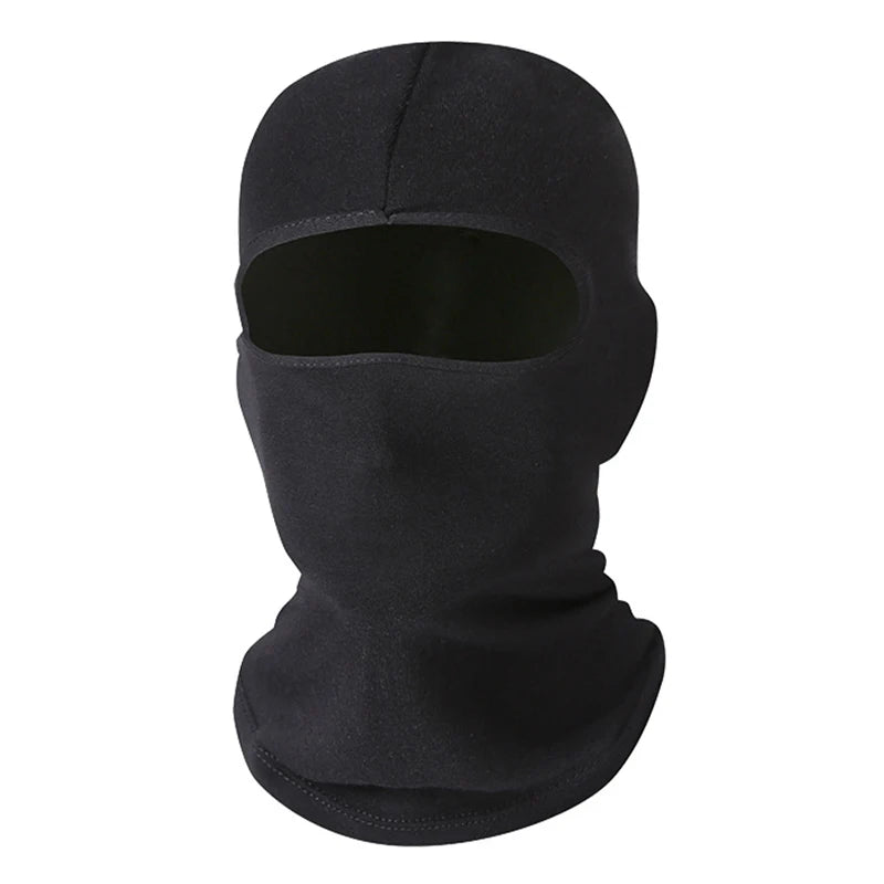 Cagoule Noire Thermique à Double Usage