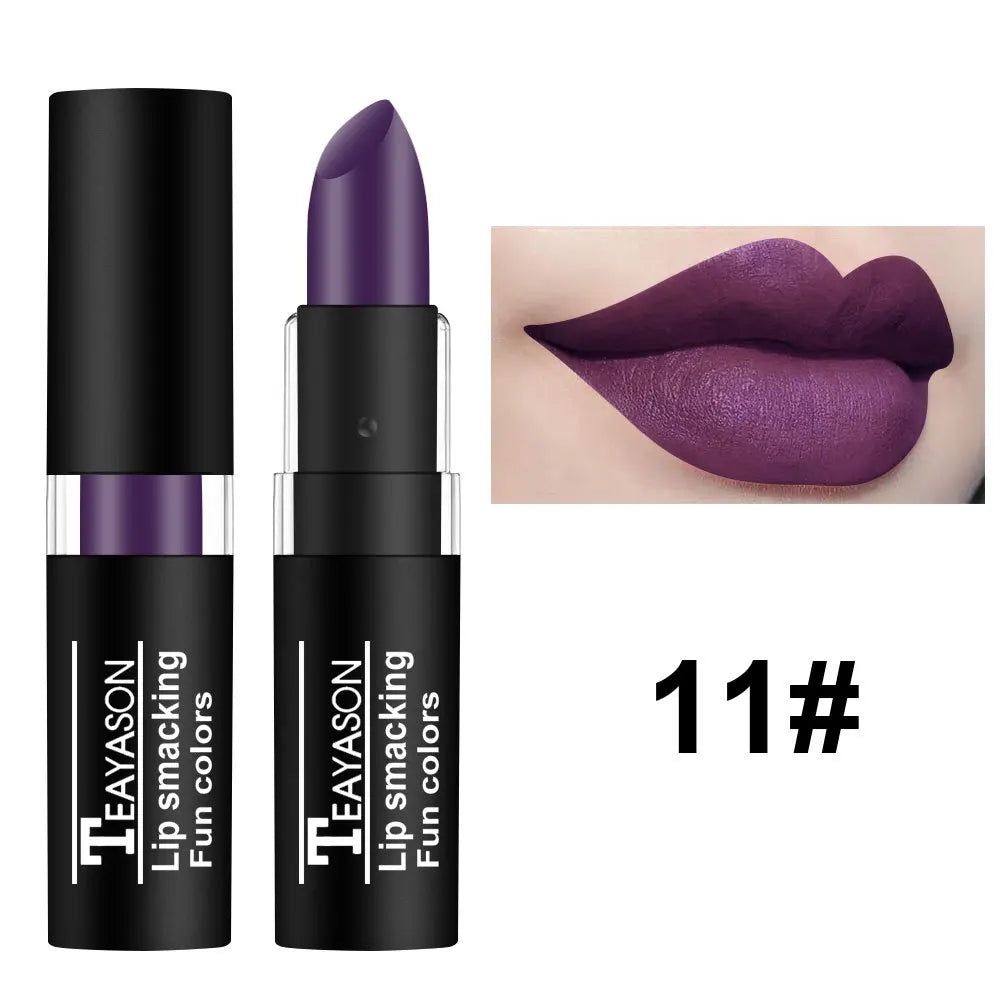 Rouge à Lèvres Noir Mat Intense