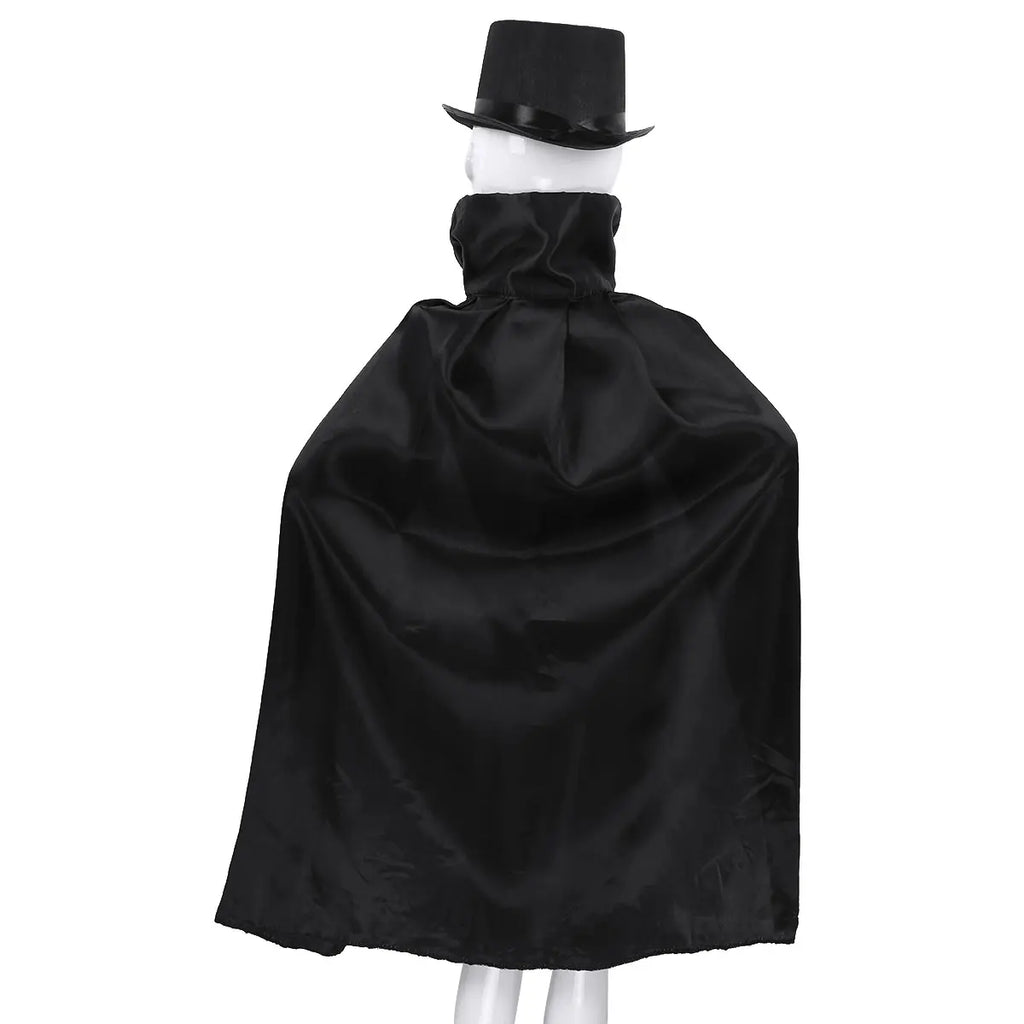 Déguisement de Magicien avec Cape, Chapeau et Baguette