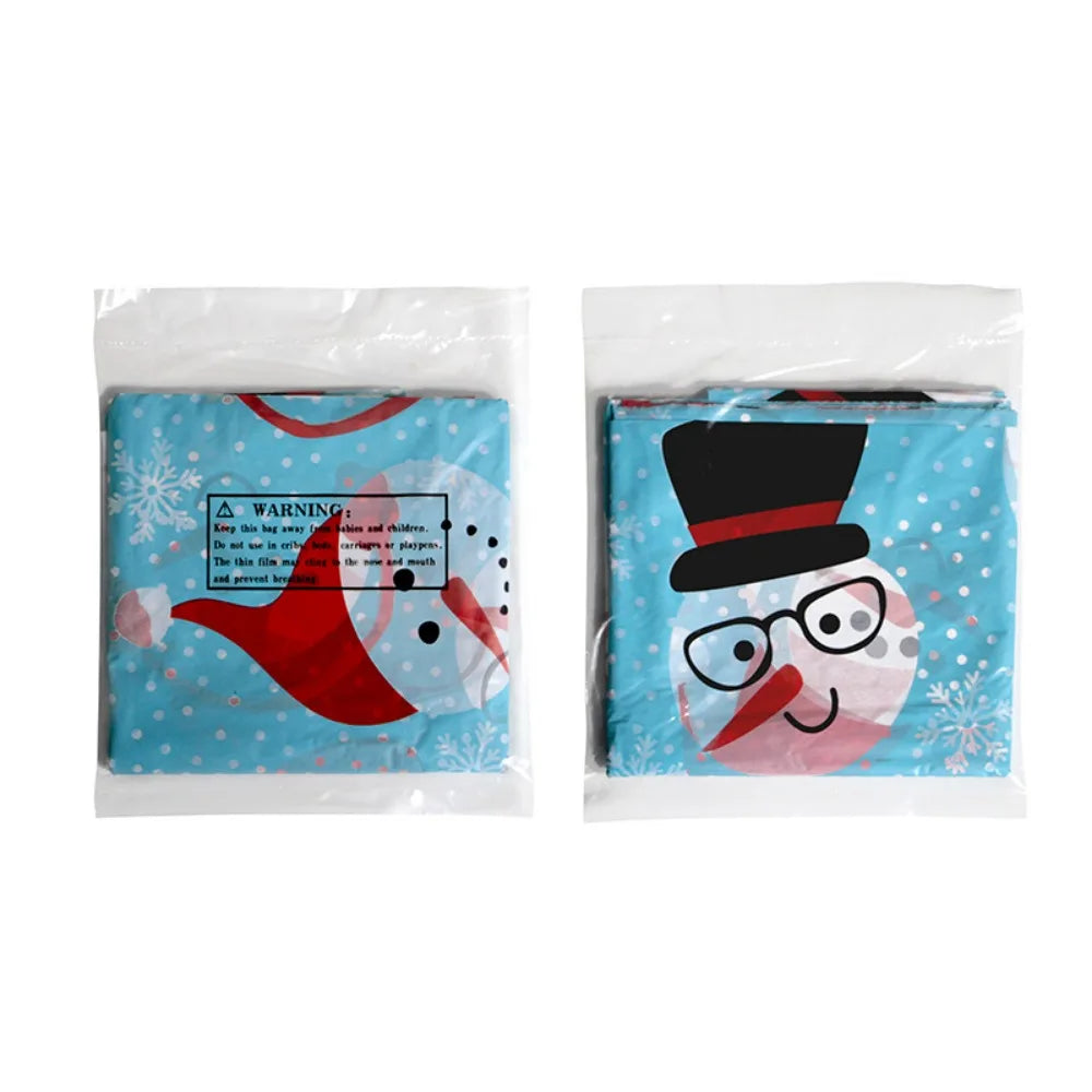 Nappes d'Halloween Rectangulaires en Plastique, Assortiment