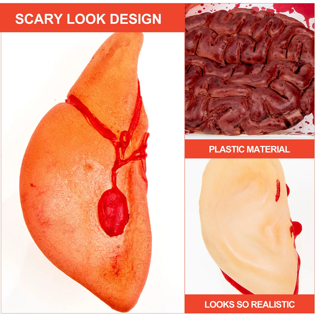 Plateau d'Organes Sanglants pour Halloween