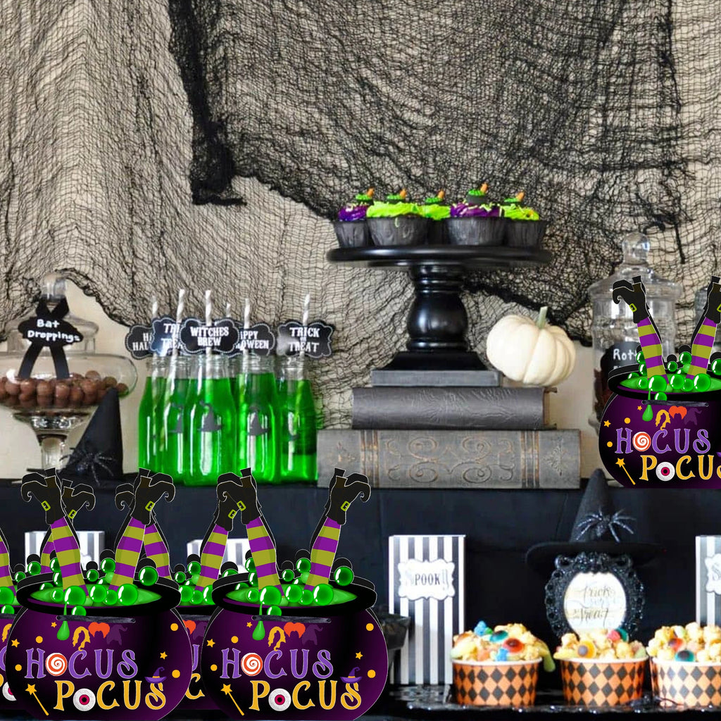 Boîte Cadeau Chaudron Hocus Pocus Jambes de Sorcière