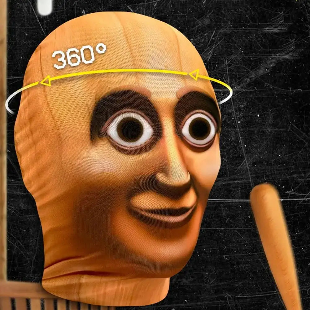 Masque en Maille Visage Meme Inquiétant