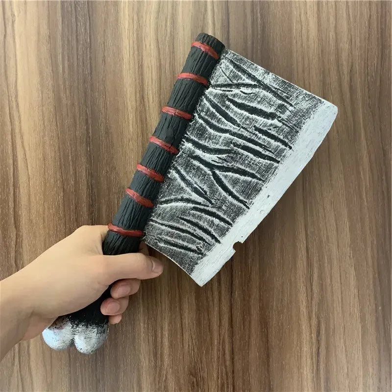 Hache de Costume 57cm en Caoutchouc PU Sanglante