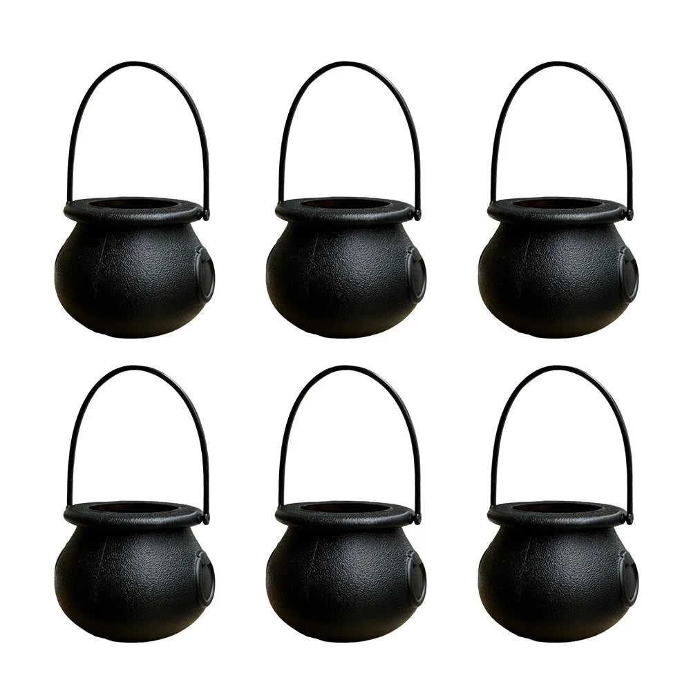 Seaux à Bonbons Halloween en Plastique Assortis