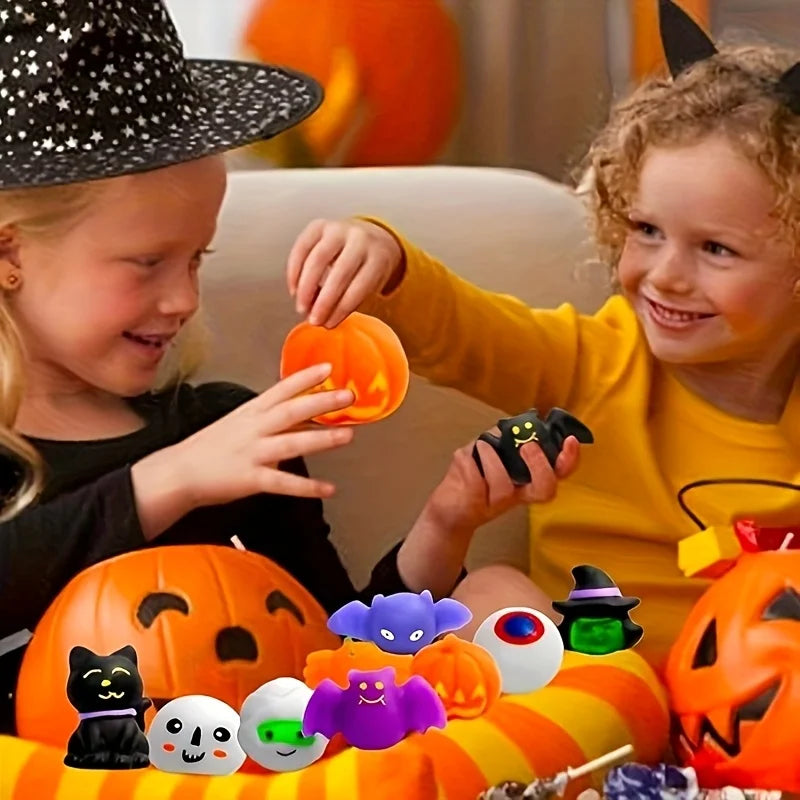 Lot de Mochi Squishy Personnages d'Halloween
