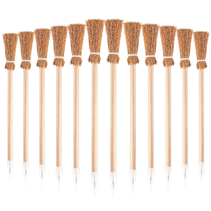 Stylo Balle en Bois Balai de Sorcière