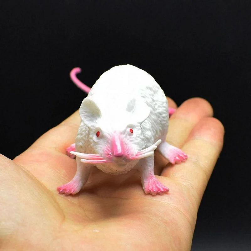 Lot de Faux Rats Réalistes en Caoutchouc