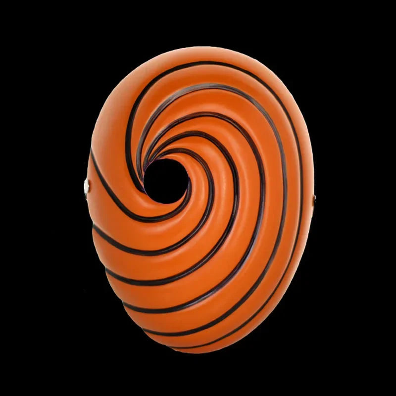 Masque Tobi Naruto Orange à Spirale Noire