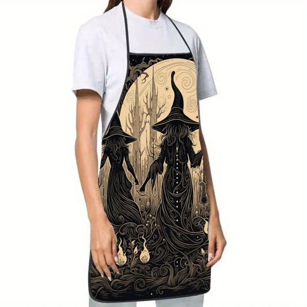 Tablier de Cuisine Gothique aux Trois Sorcières