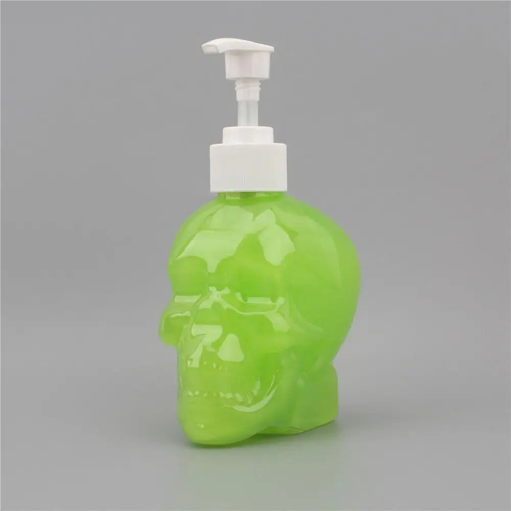 Distributeur de Savon Tête de Mort Noir Brillant