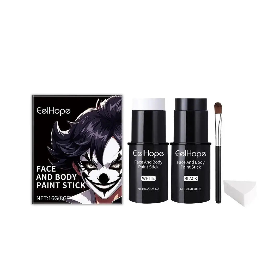 Maquillage Corporel en Bâtons Blanc et Noir