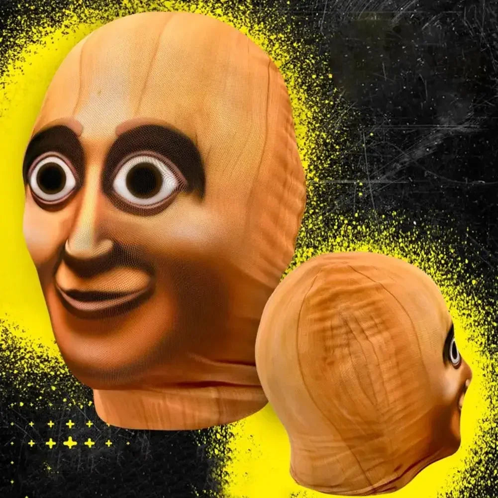 Masque en Maille Visage Meme Inquiétant