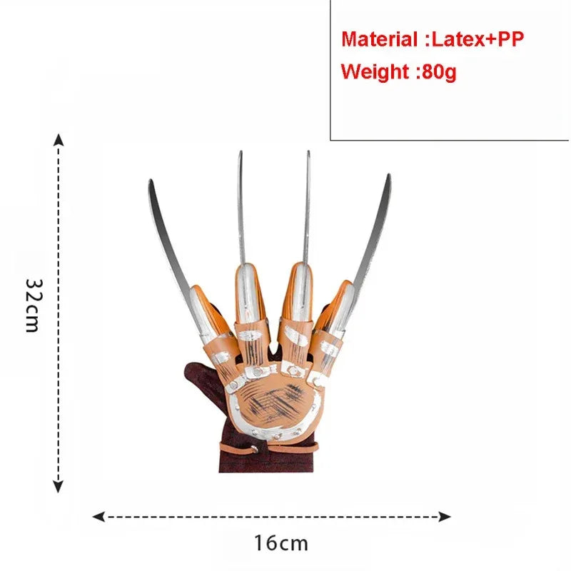 Déguisement Freddy Krueger : Pull Démoli, Masque et Gant