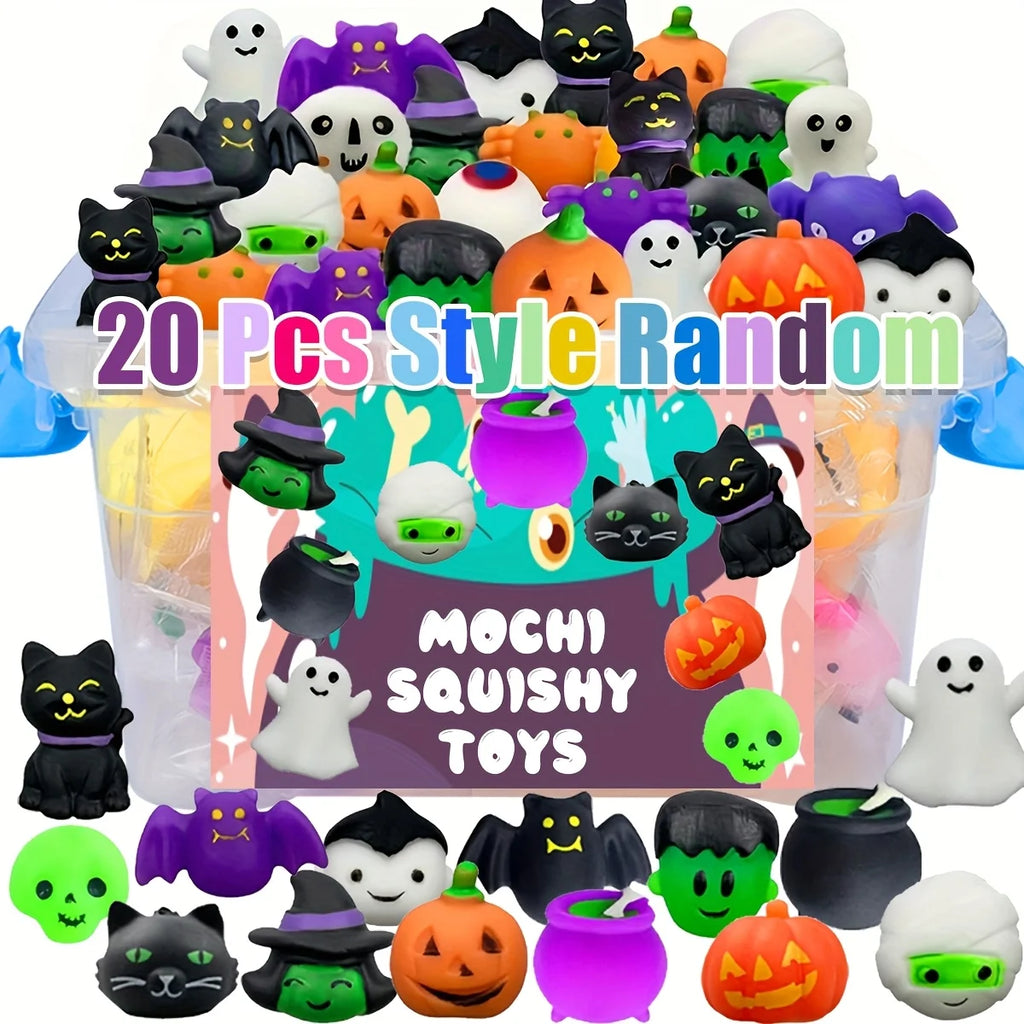 Lot de Mochi Squishy Personnages d'Halloween