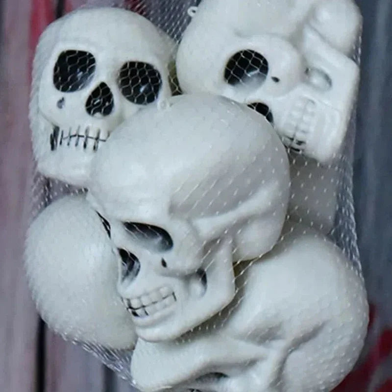 Mini Crânes Suspendus d'Halloween Effet Vieilli