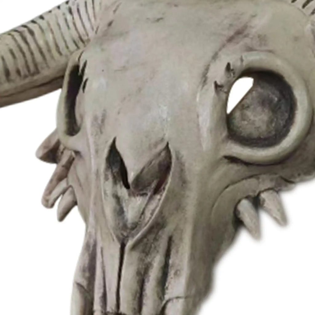 Masque Crâne Chamanique avec Cornes Géantes