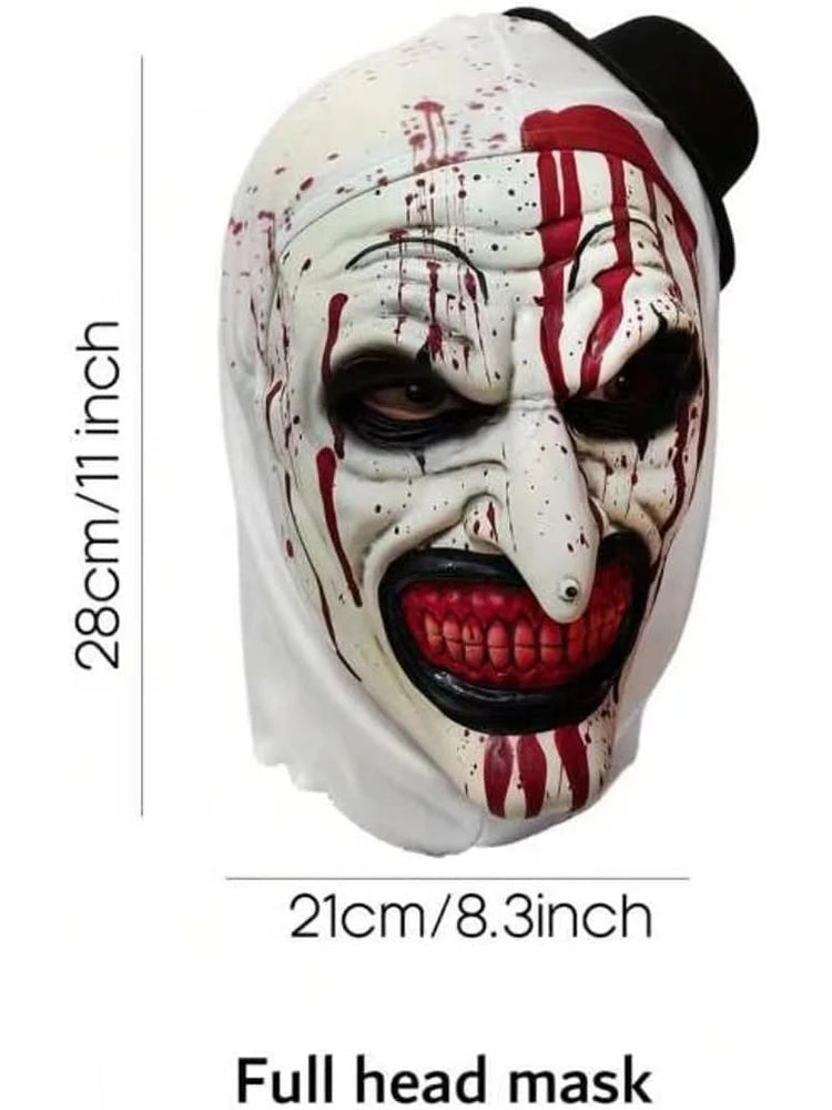 Masque Art the Clown Ensanglanté à Chapeau