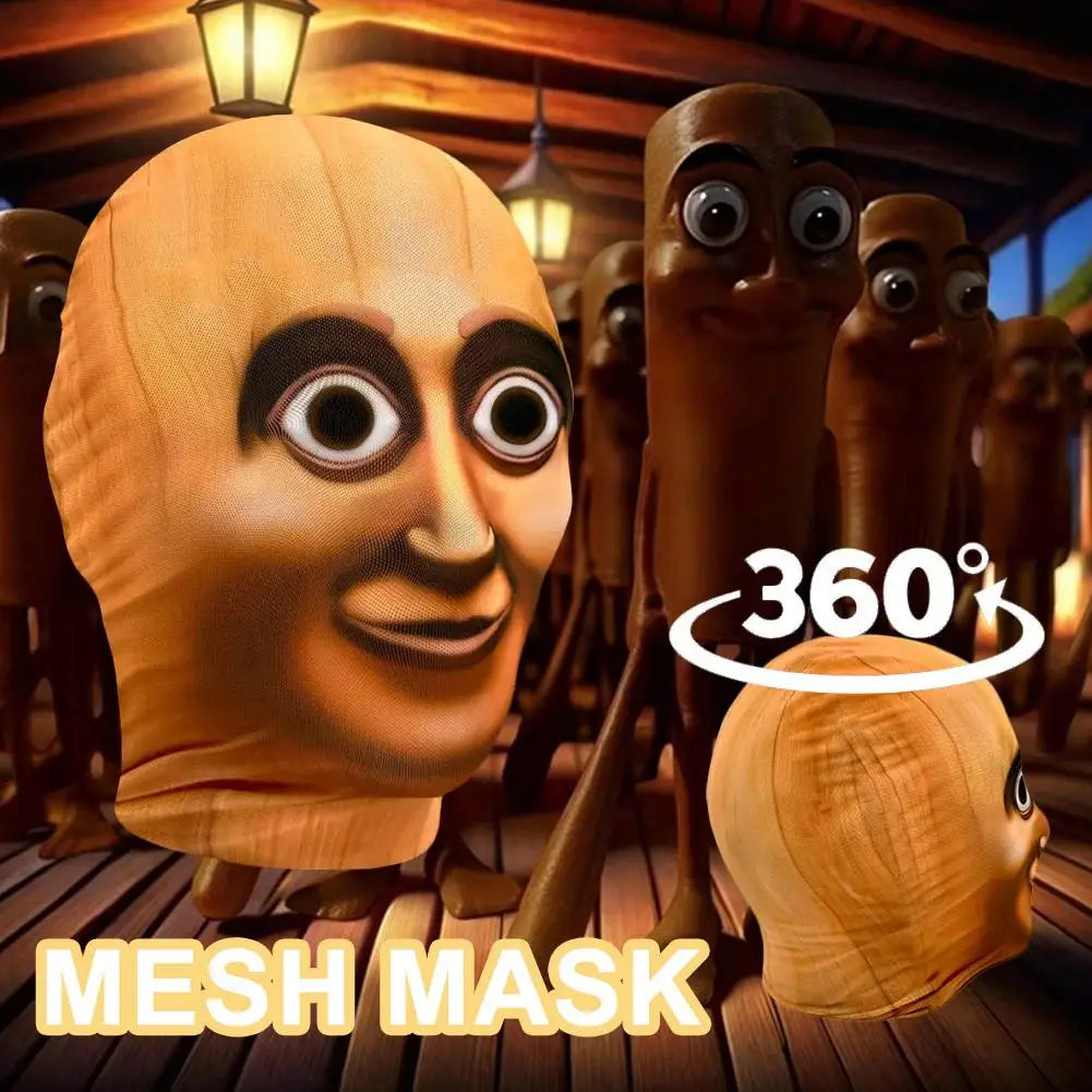 Masque en Maille Visage Meme Inquiétant