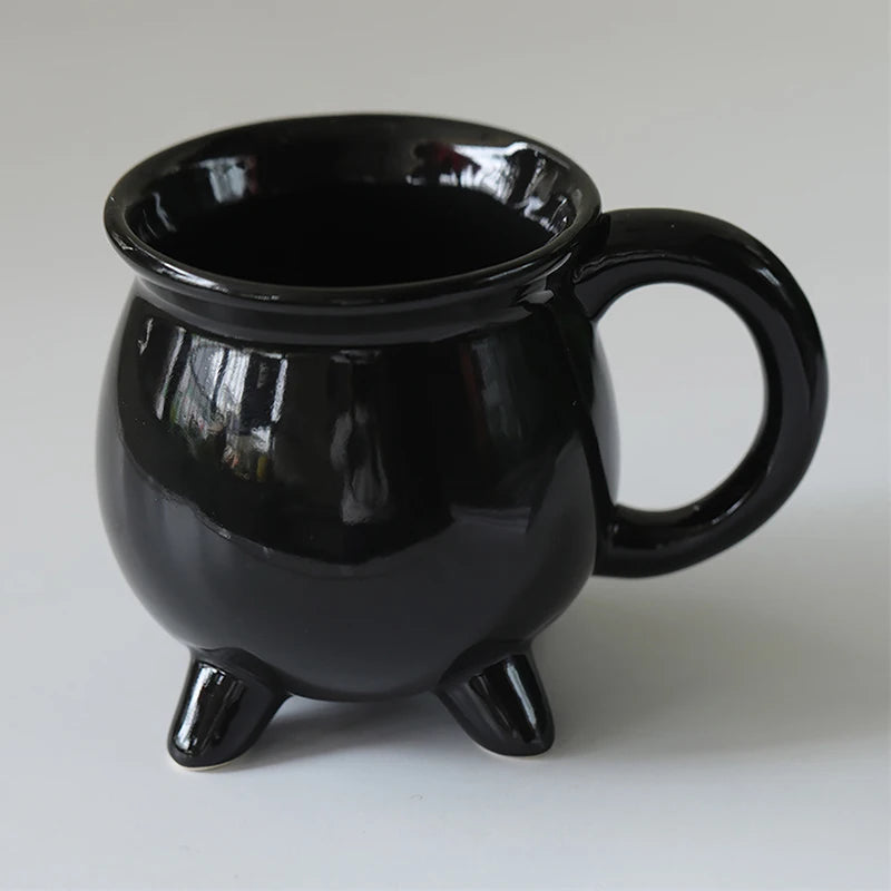 Tasse Chaudron Noire en Céramique Witches Brew