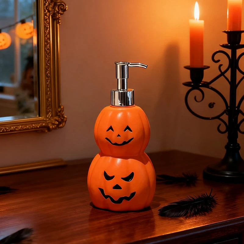 Flacon Pompe Citrouille Double Halloween