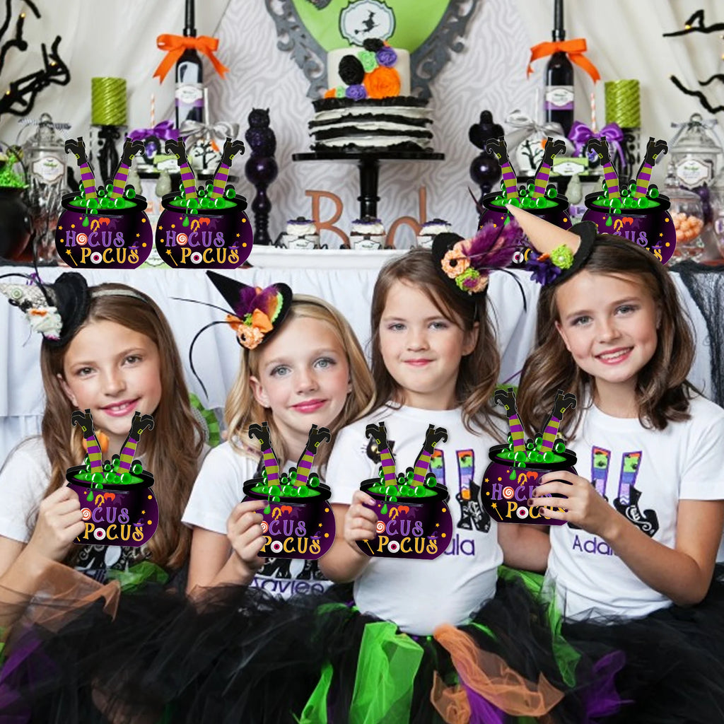 Boîte Cadeau Chaudron Hocus Pocus Jambes de Sorcière