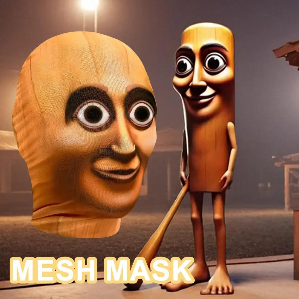 Masque en Maille Visage Meme Inquiétant
