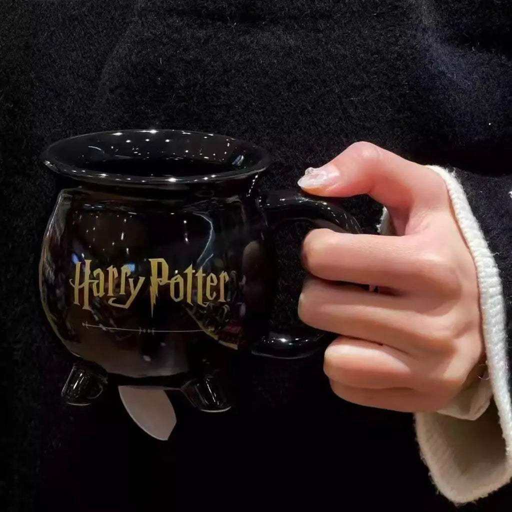 Tasse Chaudron Harry Potter Noire et Dorée