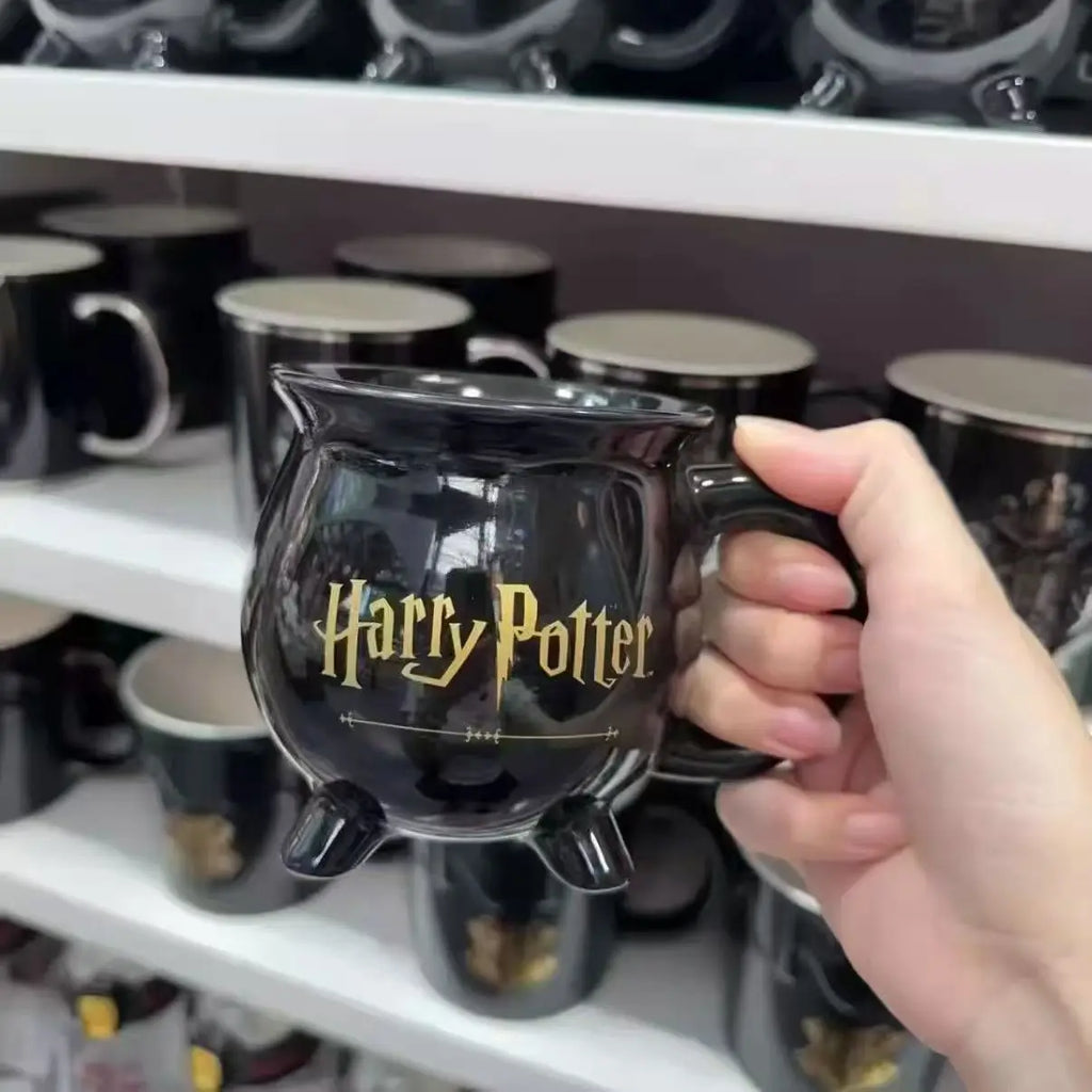 Tasse Chaudron Harry Potter Noire et Dorée