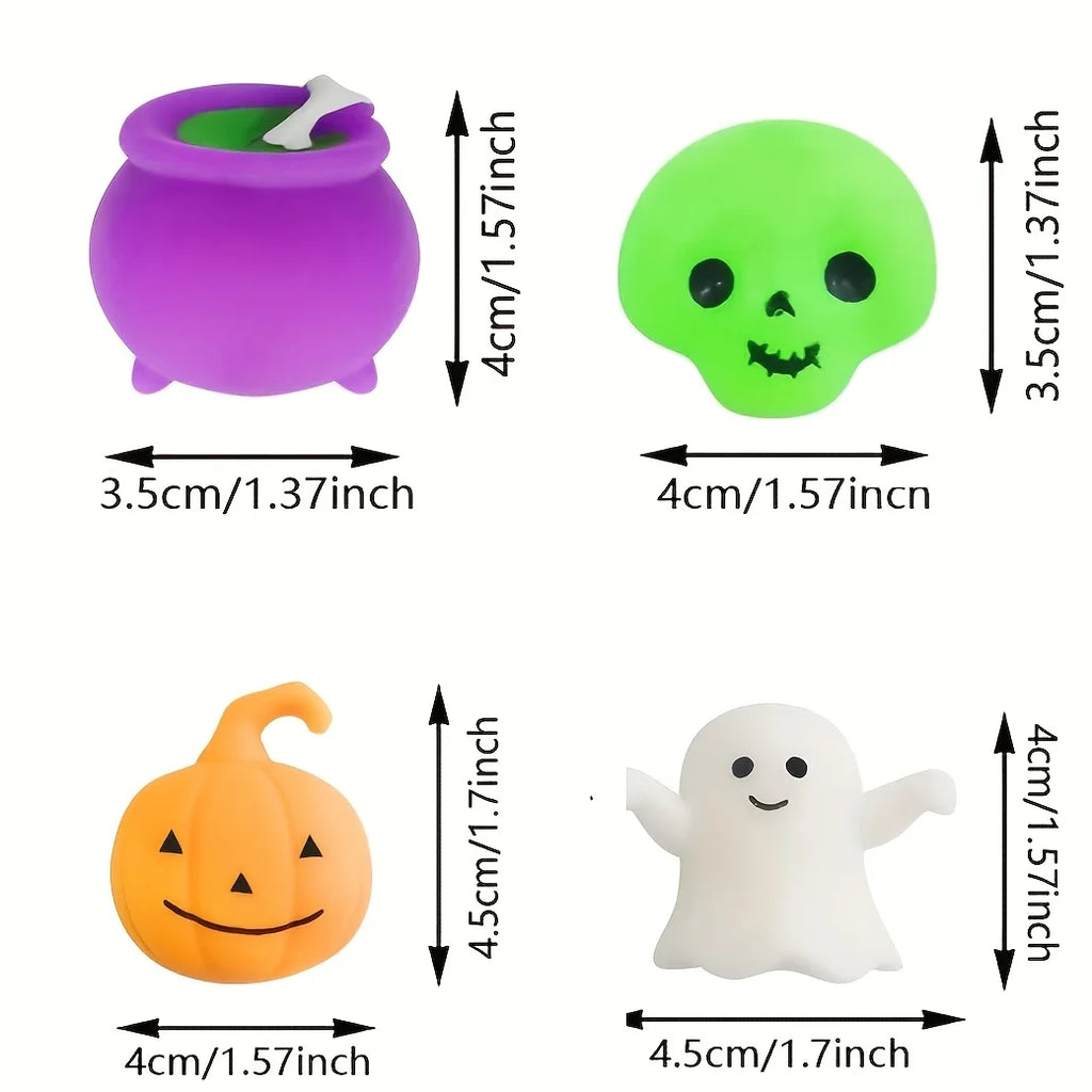 Lot de Mochi Squishy Personnages d'Halloween