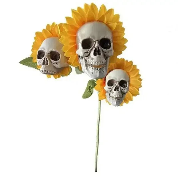 Tournesol Gothique à Crâne Vieilli