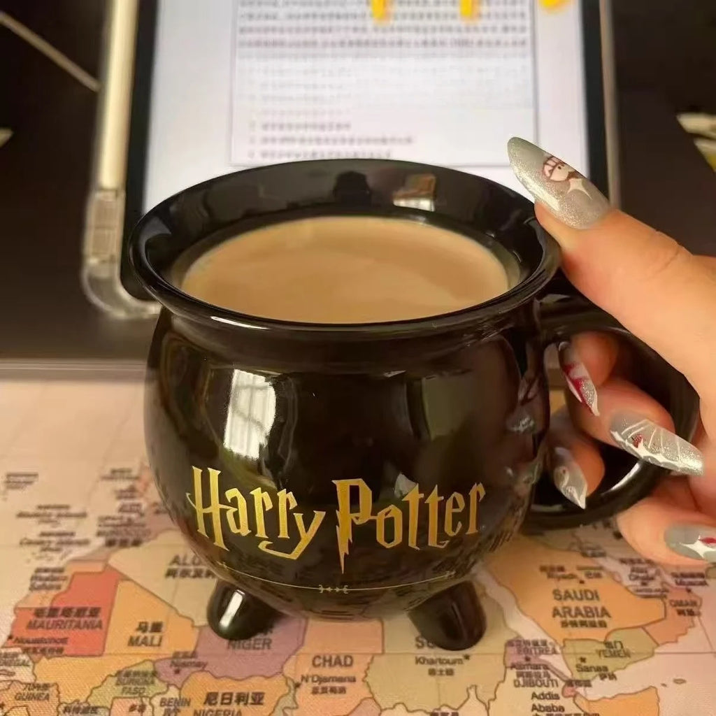 Tasse Chaudron Harry Potter Noire et Dorée