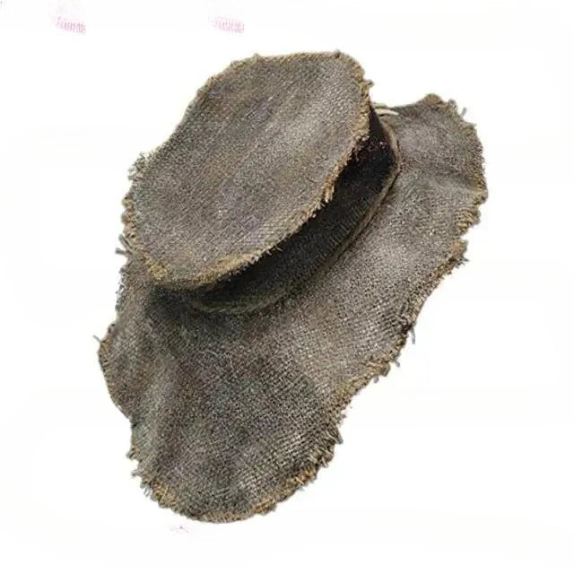 Masque d'Épouvantail Horreur en Toile Brute