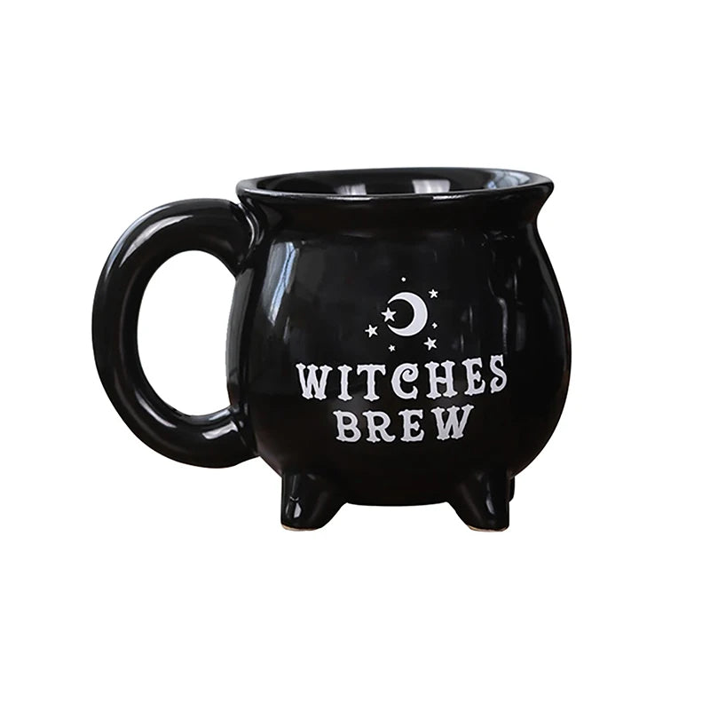 Tasse Chaudron Noire en Céramique Witches Brew
