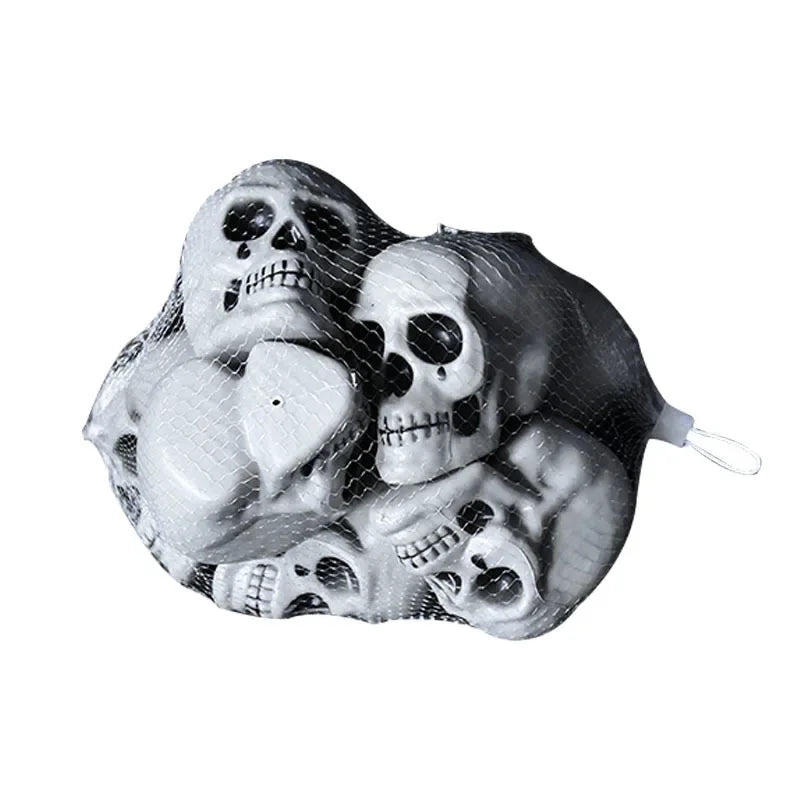 Mini Crânes Suspendus d'Halloween Effet Vieilli