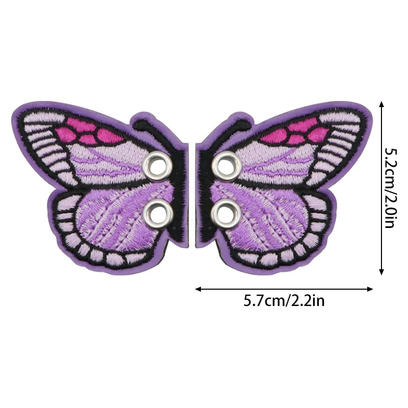 Ailes de Chauve-Souris pour Bottes, Noir Mat ou Scintillant