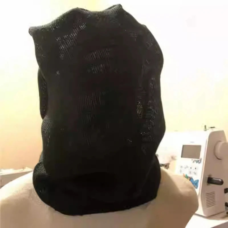 Masque Horreur en Toile de Jute avec Larme Noire