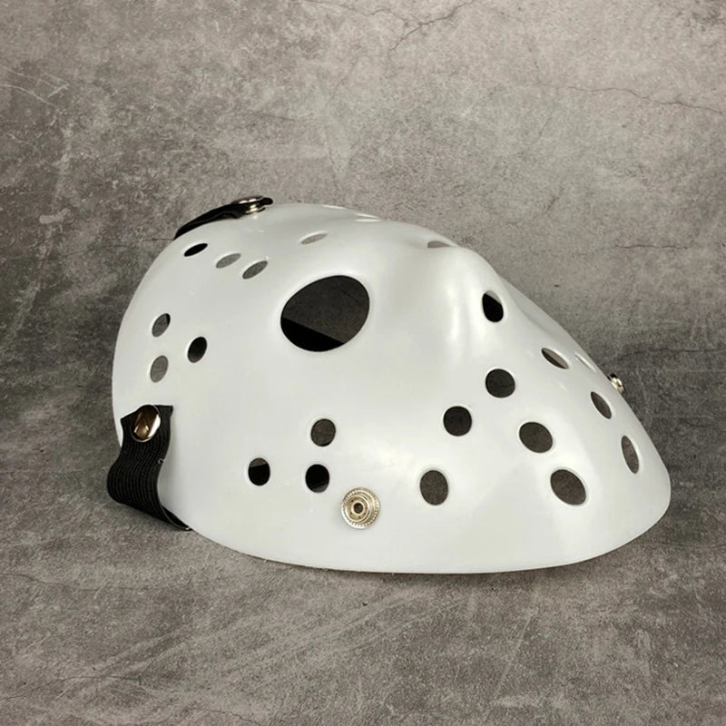 Masque d'Horreur Blanc Perforé Style Hockey