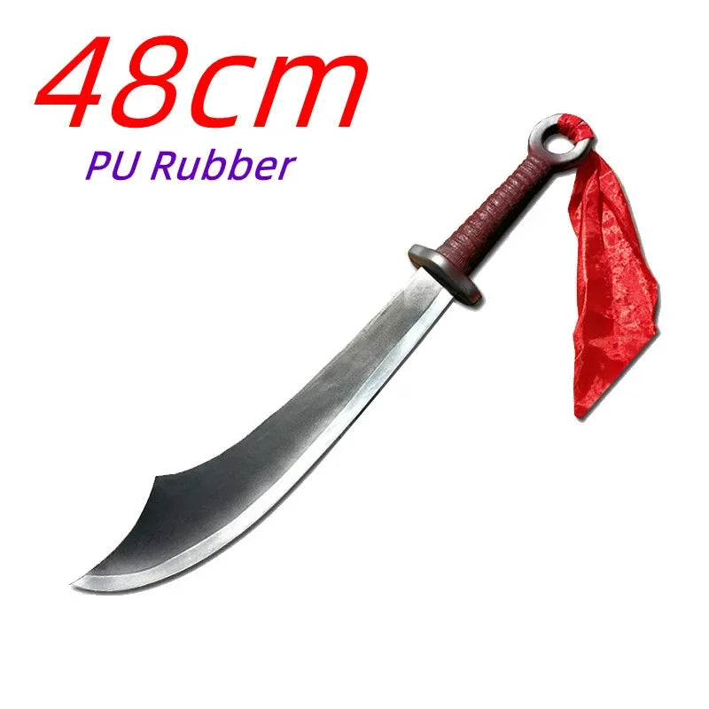 Hache de Costume 57cm en Caoutchouc PU Sanglante