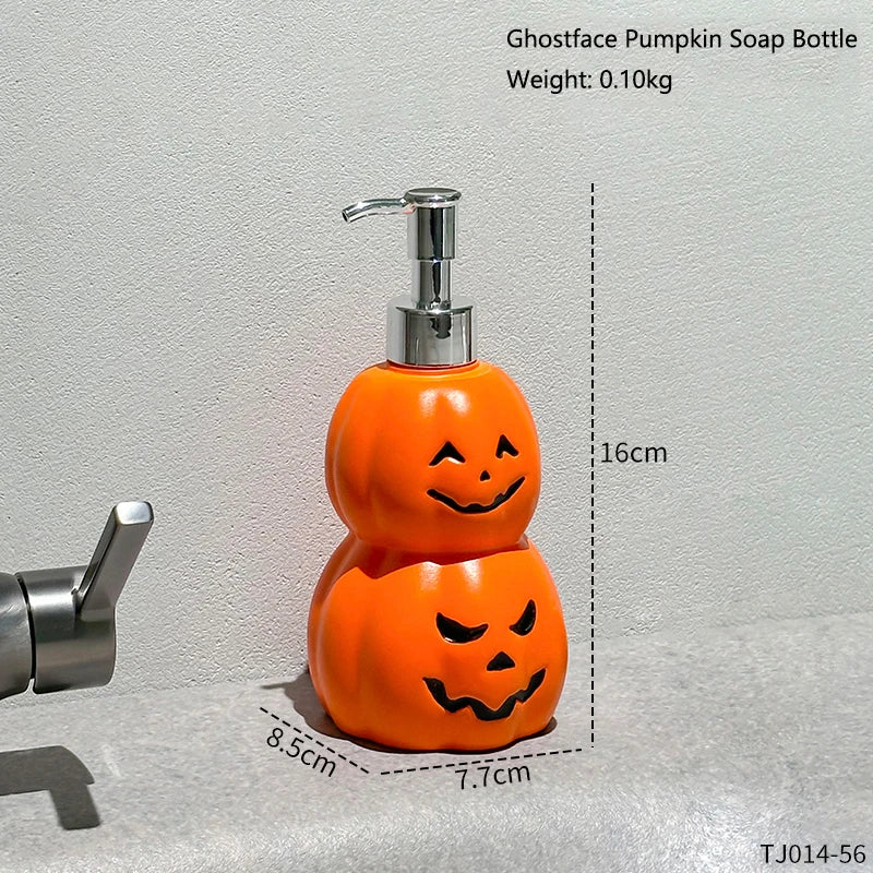 Flacon Pompe Citrouille Double Halloween