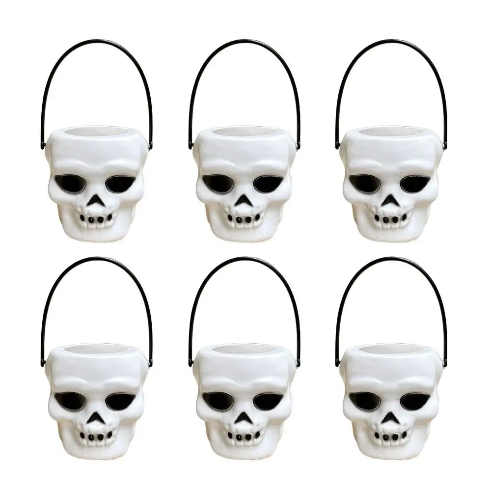 Seaux à Bonbons Halloween en Plastique Assortis