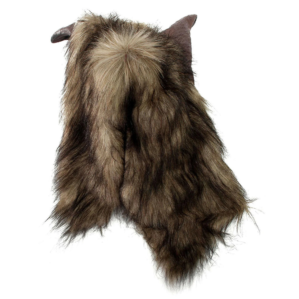 Masque de Loup-Garou Effrayant en Latex avec Fourrure