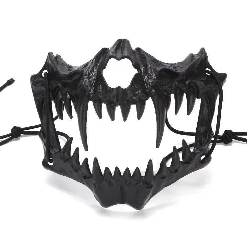 Masque Gueule de Bête à Crocs en Résine