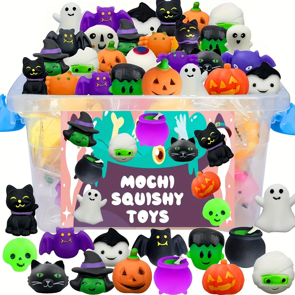 Lot de Mochi Squishy Personnages d'Halloween