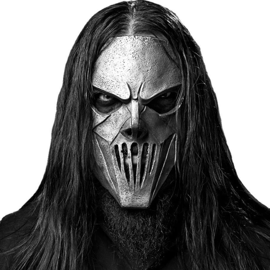 Masque Effet Métal Vieilli à Grilles Brutales