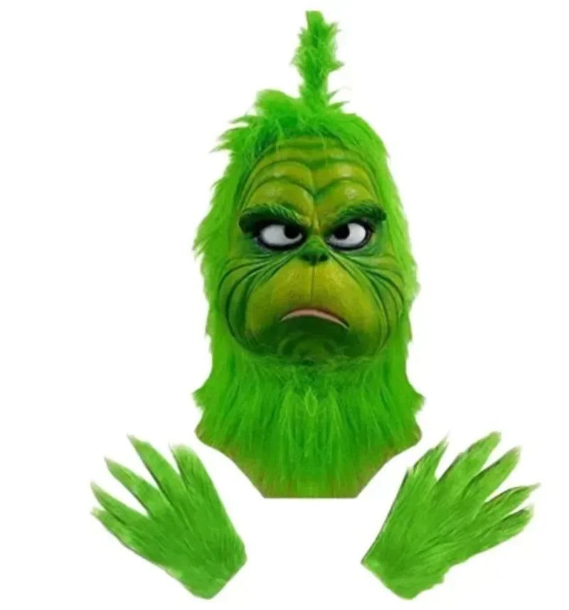 Déguisement Grinch Vert de Noël avec Masque et Habit