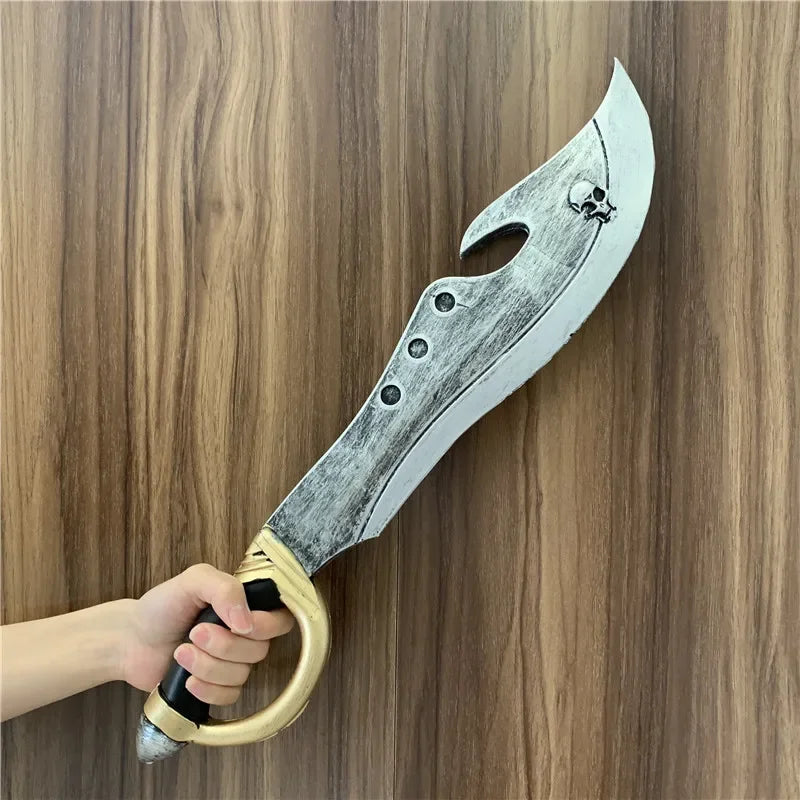 Hache de Costume 57cm en Caoutchouc PU Sanglante